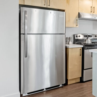Double Door Mini Fridge with Freezer - Image 2